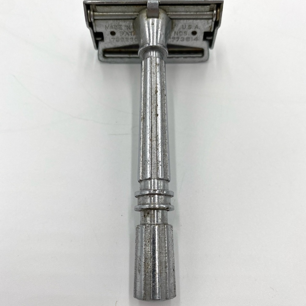 Vintage GEM Micromatic Single Edge Safety Razor Set With Case Two Razor Blades. - Picture 4 of 10